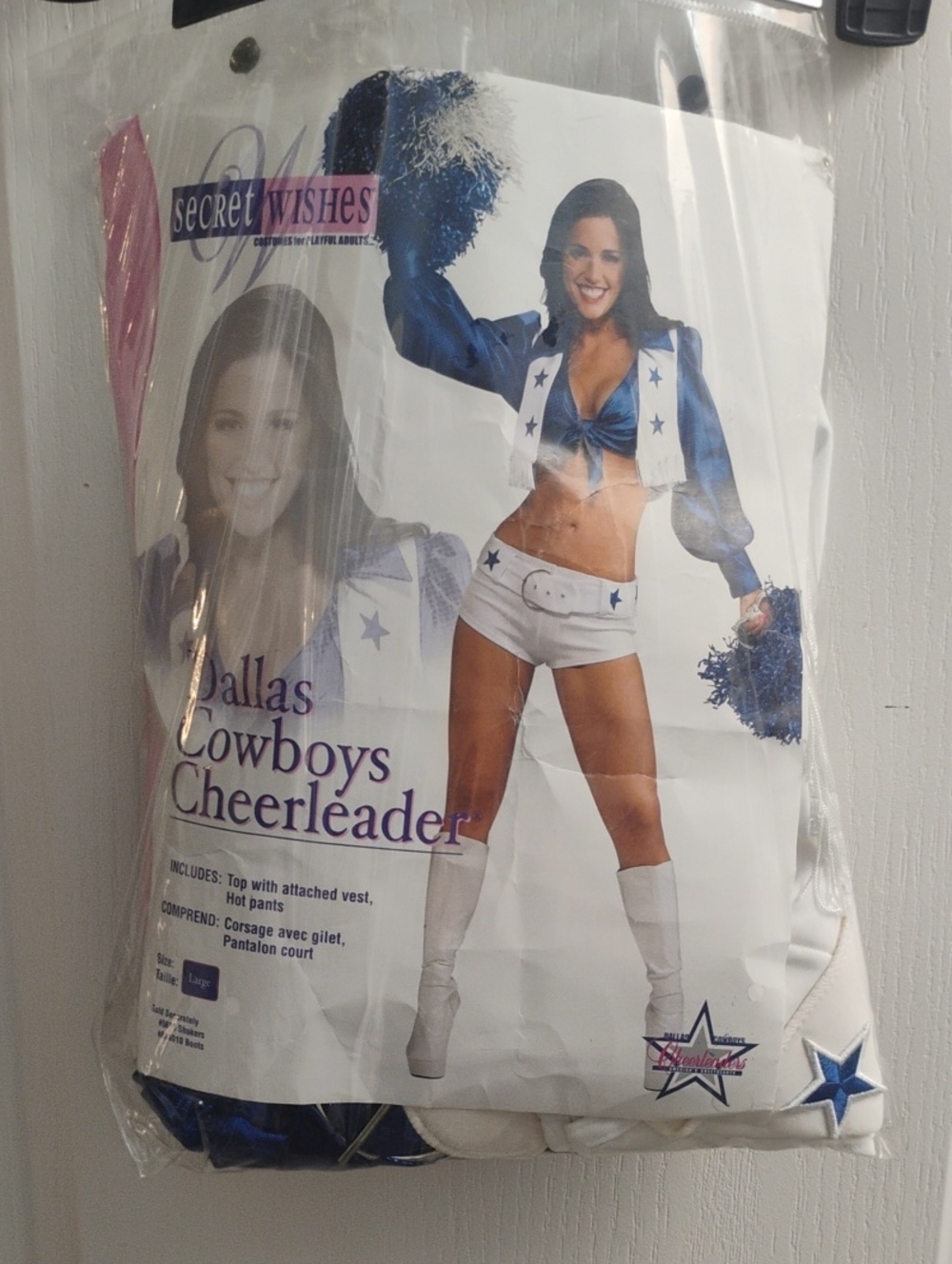 NFL Dallas Cowboys Cheerleader Outfit — Blue & White